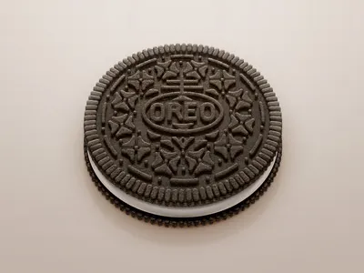 Oreo biscuit cookie cream icon illustration oreo