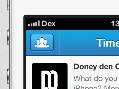 Home | Tweebie for iPhone activity bubble app ios iphone timeline twitter ui ux