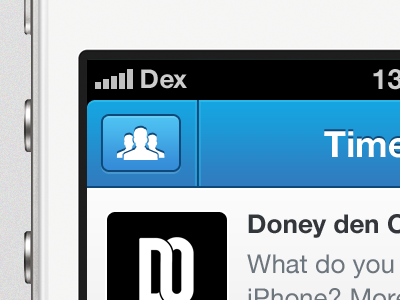 Home | Tweebie for iPhone activity bubble app ios iphone timeline twitter ui ux
