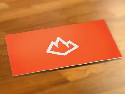 Ourea Business Card Concept business card clothing gear mock mountains ourea outdoor peaks school stationery wip