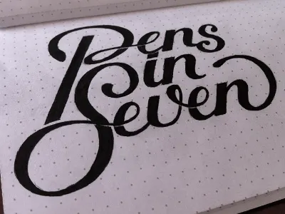 Dear Philly flyers ink lettering penguins pens pensin7 philly pittsburgh script sketch type typography