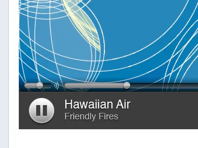 Early Player audio controls music player