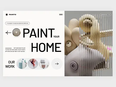 Website UI for AI Color Picker Platform agency website ai platform branding business color illustration landing page landingpage minimal mobile modern design palette product design startup studio website ui ux webdesign website website design