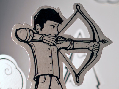 Sagittarius diorama illustration photography