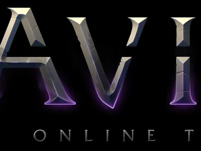 Avillum Logo card game glow logo magic metal smoke tcg trading wisp wispy worn