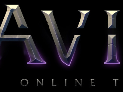 Avillum Logo card game glow logo magic metal smoke tcg trading wisp wispy worn