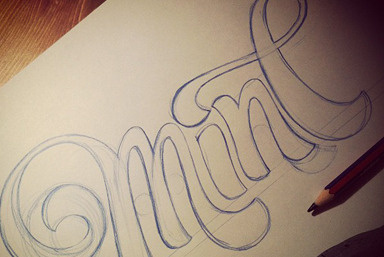 Mint, t-shirt design calligraphy design lettering mint t shirt