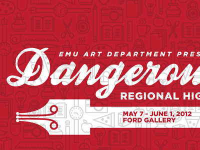 Dangerous Poster poster screen print