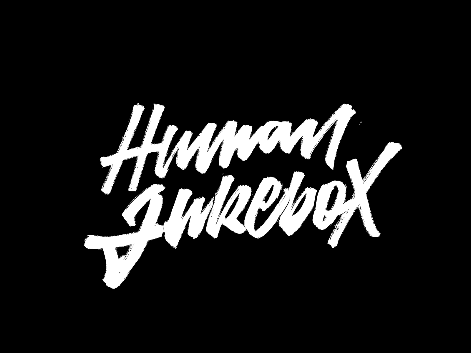 Human Jukebox// Process branding clothing dj djs electronic music jukebox lettering logo type typography