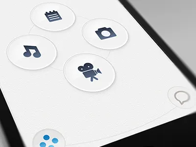 Iphone Circle Menu app circle icons iphone menu photoshop ui