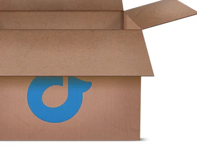 Rdio Box, Take 2 box cardboard rdio