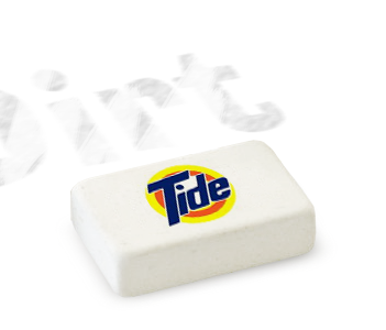 Eraser artjuice clear creative eraser idea tide white