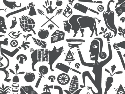 Pizza Illustrations branding chad smith design illustration