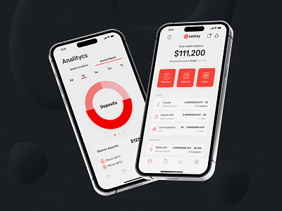Swissy - multifunctional financial platform for crypto assets admin panel app dashboard design financial platform product design ui ux
