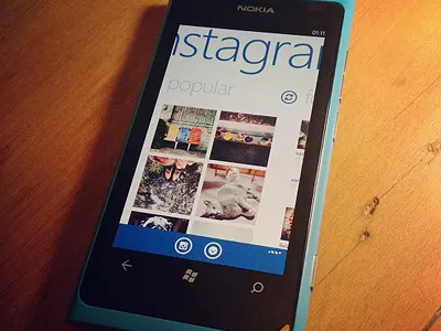 Instagram - Popular app concept design icon icons instagram interface lumia mango mobile nokia phone splash screen ui windows windows phone winphone wp7 wphone