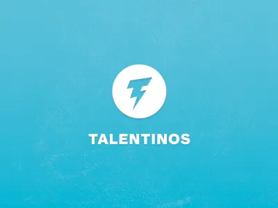 Talentinos blue identity logo music talent