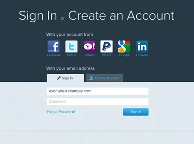 Sign In or Create an Account