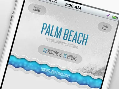 Palm Beach, NSW, Australia surf