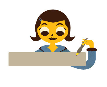 Business woman business illustration marketing