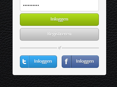 Login2 book connect facebook ipad leather login magazine page register twitter web app