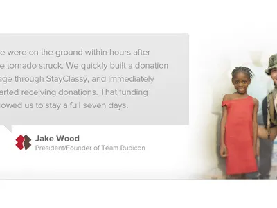 Testimonial for PayPal Landing Page paypal stayclassy testimonial