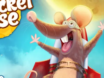 Rocket Mouse characters design game illustration iphone mascot mouse rocket