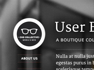 CHD Collective Redesign agency chd collective glasses orange redesign