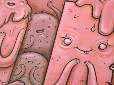 Candy Kingdom for Mondo Gallery adventure time candy candy kingdom cartoon cookies freak out mondo party sprinkles