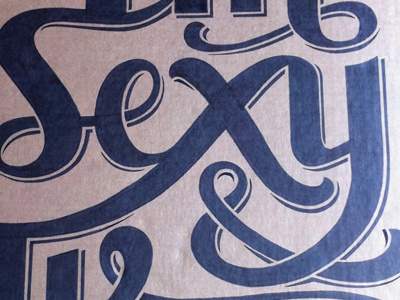 I'm Sexy & I Know It cardboard custom lettering custom typography drawing hand lettering illustrative lettering lmfao sharpie sketch typography