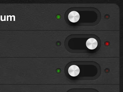ON/OFF Toggle Switches off on onoff realistic shadow switch toggle
