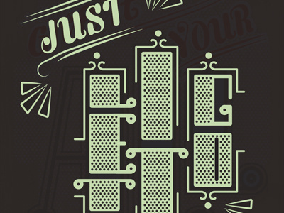 Let It Go poster screen print