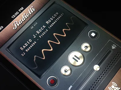 Radiolli app gui iphone radio radiolli retro