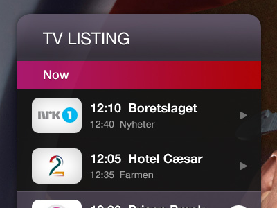 Tv Guide app button gradient guide icons mac program remake tv tv guide tv program ui