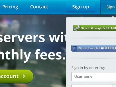 Cloudfrag homepage big image blue button cloud cloudfrag frag header homepage logo photo