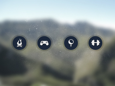 Rec Icons (free) camp free game golf gym icons recreation