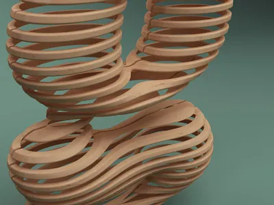 05 3d Typography Digital Wood Rizon Parein Dribble 3d typography c4d cinema 4d cooper lettering vray wood