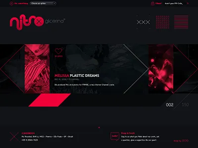 Nitro / Works: Preview Over button design folio icon icons interface list motion portfolio site ui ux view web website