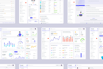Sneat – Figma Admin Dashboard Builder & UI Kit admin analytics auth card chart chat crm dark dashboard design system drag and drop ecommerce email figma invoice kanaban login pricing uikit widget