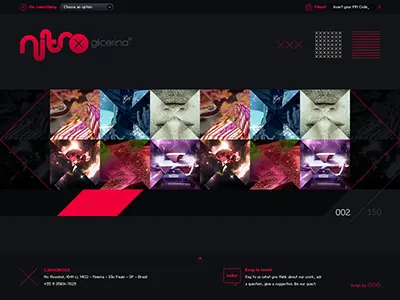 Nitro / Works: Thumbnail button design folio icon icons interface list motion portfolio site ui ux view web website