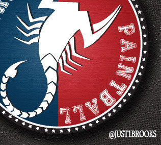 Scorpion Paintball bucket826 design logo