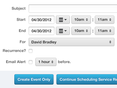 Create Event modal box (check attachment) buttons checkbox clean dropdown helvetica neue input ui ux