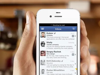 Sparrow Mail app application inbox interface ios iphone mail mobile moscow post postbox russia send sparrow ui