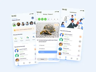 Sinau - Learn mobile apps app application design illustration learn apps mobile ui ux