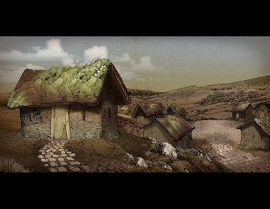 Set Design from "Pig Tale" brett creative design jubinville location set design stop motion studios tinman