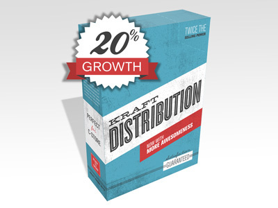 Kraft Distribution old ad texture vintage packaging