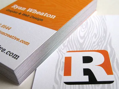 Business Card business card logo luxe mohawk superfine wood pattern