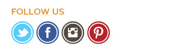 social icons circle facebook follow icons instagram pinterest round social twitter us