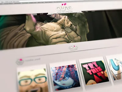 new Dune's website brass knuckles design dune dune dzn gang graphic graphic design illustration logo typo typography version deux poings zéros web web design