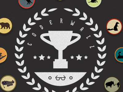 coderwall home 2 badge coderwall texture trophy