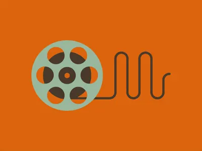 Film Reel film illustration infographic reel